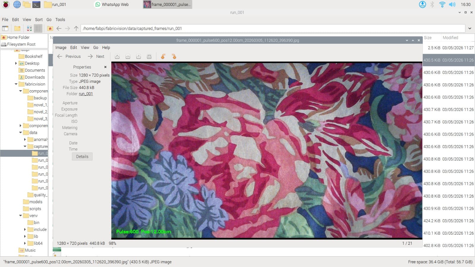 Sample Captured Frame